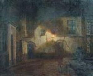 Beguinage A Courtrai by Emmanuel Vierin