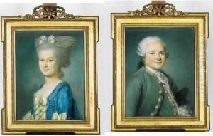 Vigee
:< Portrait D'homme Et De Femme En Pendant > by Louis Vigee