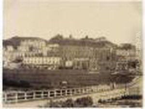 ````hastings' (view Of The Town With Hastings Castle In The Distance), Probably 1852 ````hastings' (view Of The Town With Hastings Castle In The Distance), Probably 1852
