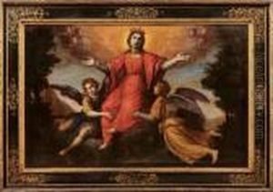 Assunzione Della Vergine by Jacopo Vignali