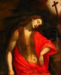 Den Botfardiga Maria Magdalena by Jacopo Vignali