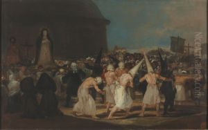 Procession Of Flagellants On Good Friday