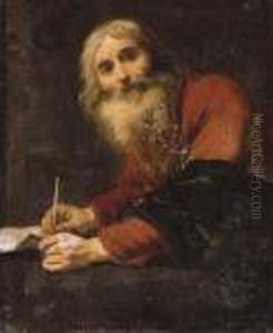 Saint Luke The Evangelist by Claude Vignon