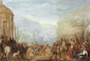 Christ On The Road To Calvary by Claude Vignon