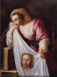 Saint Veronica Holding Her Veil