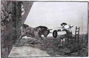 The Bravery of Martincho in the Ring of Saragassa (Tauromaquia 18)