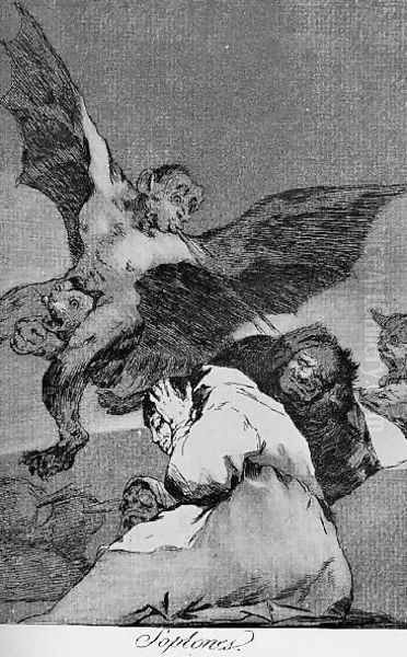 Caprichos Plate 48 Tale Bearers Blasts Of Wind - view 1