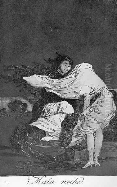 Caprichos Plate 36 A Bad Night - view 1