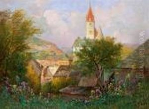 Blick Auf Weisenkirchen In Der Wachau