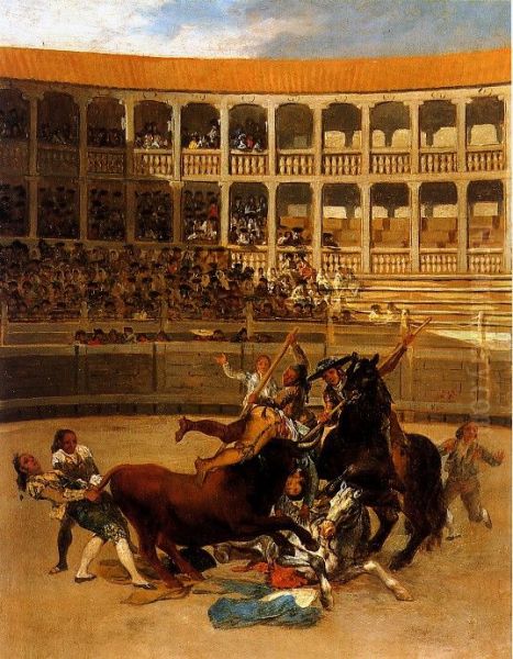 Picador Caught By The Bull - view 1