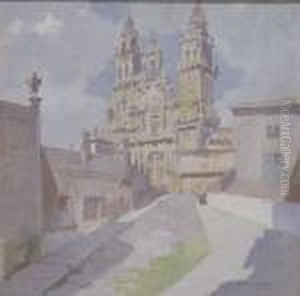 Vista De La Catedral De Santiago De Compostela - view 1