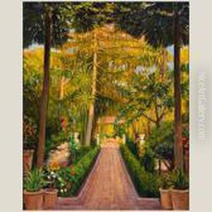 Vista De Jardin by Julio Vila y Prades