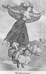 Caprichos Plate 61 They Are Flying