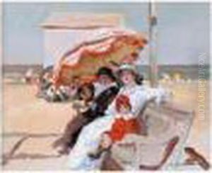 En La Playa (on The Beach) by Julio Vila y Prades