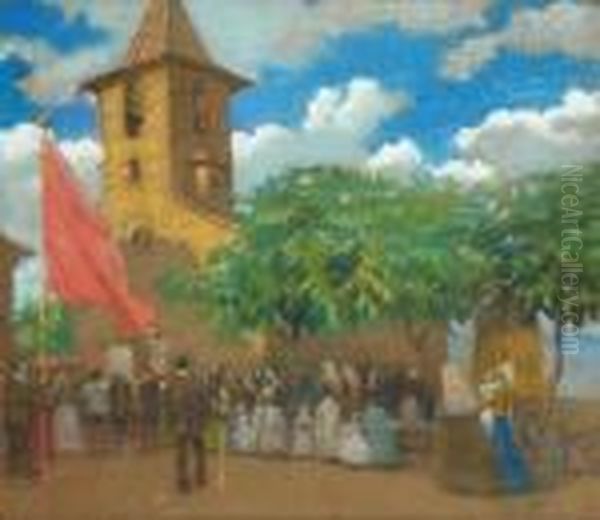 Escena De Pueblo - view 1