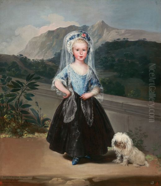Portait Of Maria Teresa De Borbon Y Vallabriga - view 1