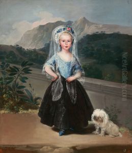 Portait Of Maria Teresa De Borbon Y Vallabriga