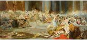Incendio Al Tempio by Jose Villegas y Cordero