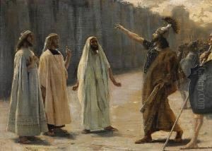 Before The Walls Of Jerusalem by Jose Villegas y Cordero