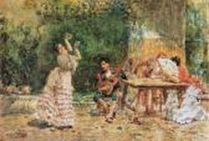 Flamenco And Love by Jose Villegas y Cordero