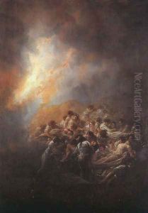 The Fire by Francisco Goya Fuendetodos