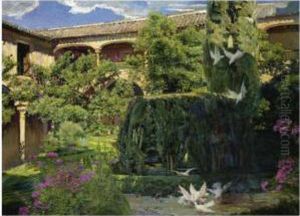 Patio De Lindaraja, Alhambra (lindaraja Courtyard, Alhambra)