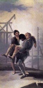 The Injured Mason by Francisco Goya Fuendetodos