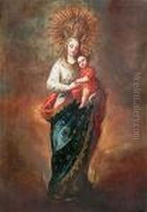 Virgen Con Nino by Ricardo Villodas Y De La Torre