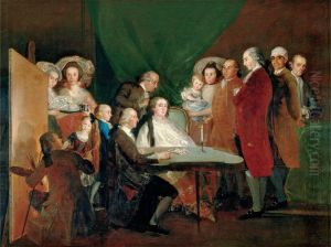 The Family Of The Infante Don Luis by Francisco Goya Fuendetodos