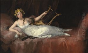 Portrait of Joaquina, nee Tellez Giron y Alfonso Pimental, 10th Marquesa de Santa Cruz