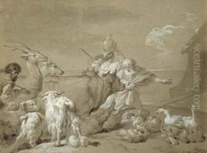 Noah Entering The Ark