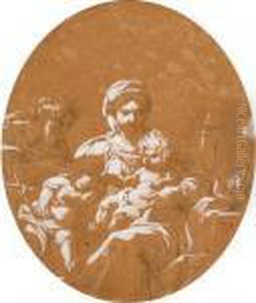 La Sainte Famille Avec Saint Jean-baptiste - view 1