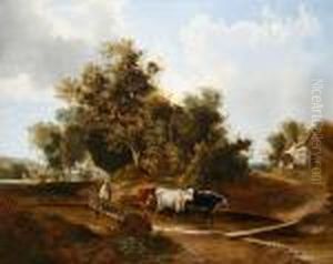 Thorpe Near Norwich, With Whitlingham In The Distance by George Vincent