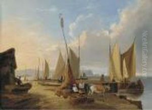 View Of The Needles, Isle Of Wight, From Christchurch