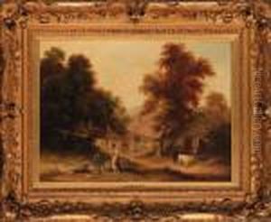 A Wayside Conversation by George Vincent