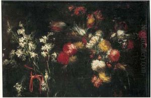 Nature Morte De Fleurs by Giuseppe Vincenzino