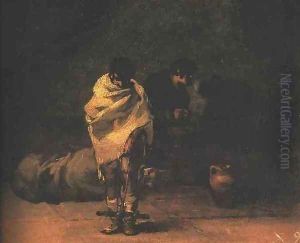 Prison Scene by Francisco Goya Fuendetodos