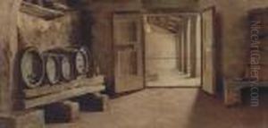 A Wine Cellar by Francesco Vinea