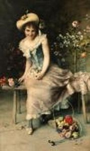 Beauty On A Garden Bench