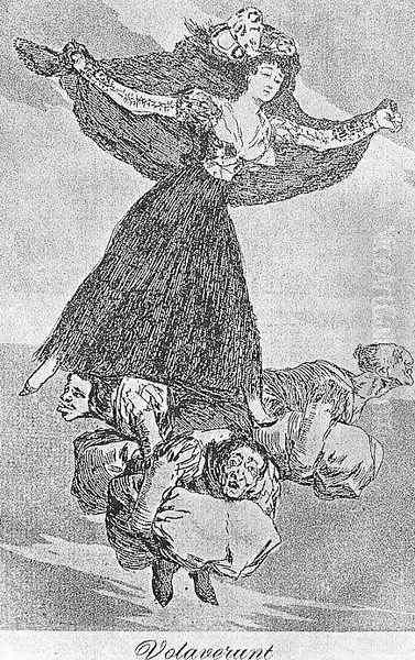 Caprichos - Plate 61: They are Flying - view 1