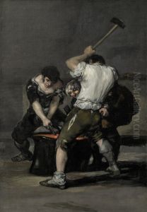 The Forge by Francisco Goya Fuendetodos