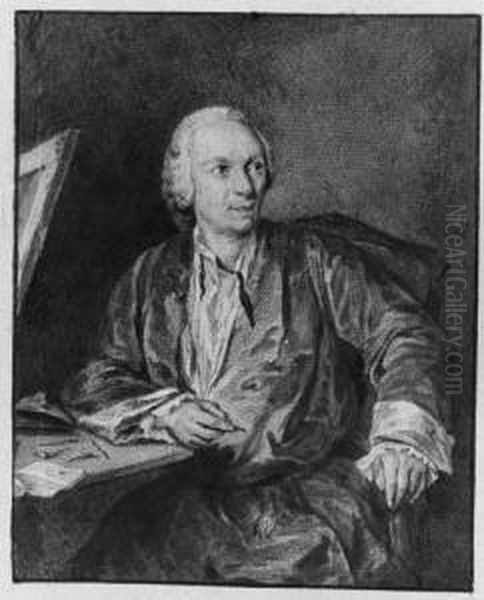 An Artist Seated At A Table - view 1