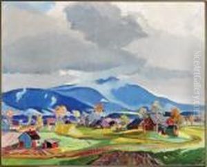 Village Below The Blue Mountains