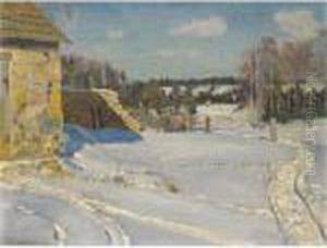 Winter Landscape by Sergey Arsenievich Vinogradov