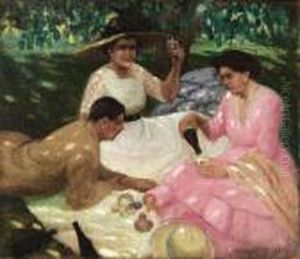 The Picnic by Sergey Arsenievich Vinogradov