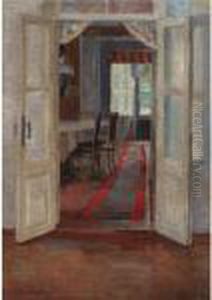 Hall Interior by Sergey Arsenievich Vinogradov