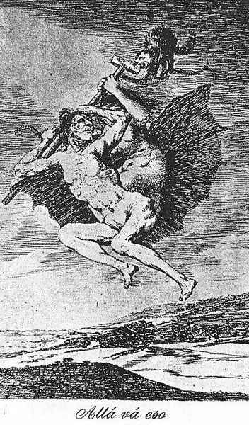 Caprichos - Plate 66: Up They Go - view 1
