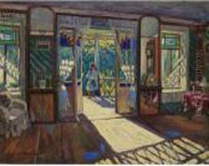 On The Estate (v Usadbe) by Sergey Arsenievich Vinogradov