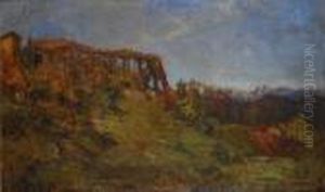 Paesaggio Con Rovine by Giulio Cesare Vinzio