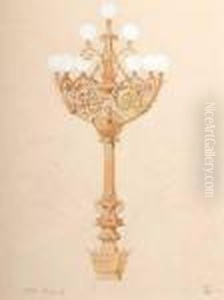 Interior Lamp (possibly For The Paris Opera) - view 1